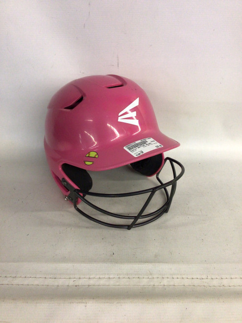 Vist Large View of Product Image Which is Used Easton BATTING HELMET Batting Helmet w/Mask Pink SM