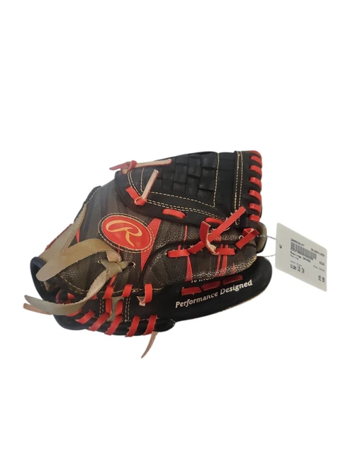 Vist Large View of Product Image Which is Used Rawlings SAVAGE BB/SB Glove RH Throw Black 10"