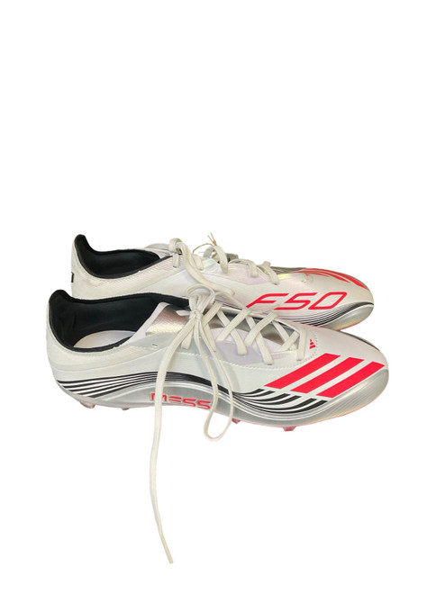 Vist Large View of Product Image Which is New Adidas Soccer Cleats White Senior 10