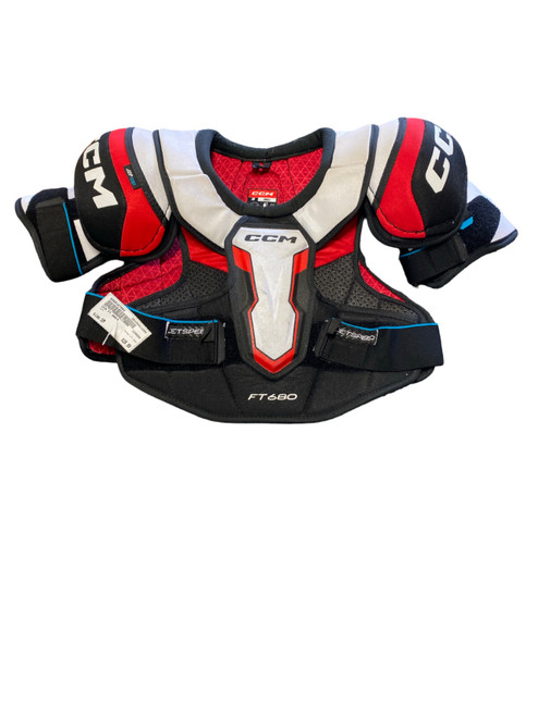 Vist Large View of Product Image Which is Used CCM FT 860 Senior Shoulder Pads SM