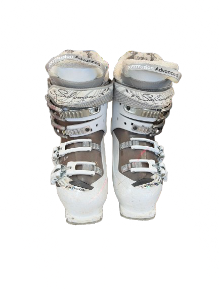Vist Large View of Product Image Which is Used Salomon DIVINE 6 Womens DH Ski Boot White 230 MP - J05 - W06