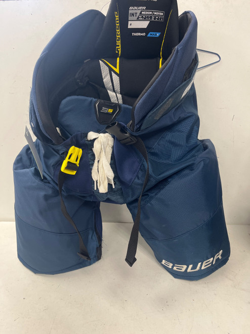 Vist Large View of Product Image Which is Used Bauer SUPREME 3S PRO Intermediate Pant Navy Blue MD