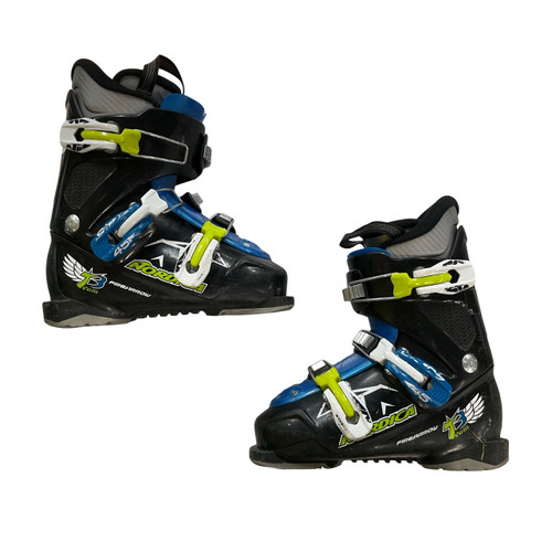 Vist Large View of Product Image Which is Used Nordica FIRE ARROW TEAM 3 Boys DH Ski Boot Black 205 MP - J01