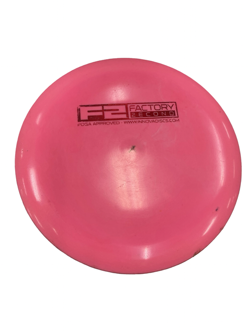 Vist Large View of Product Image Which is Innova F2, Disc Golf Driver Pink, 176g