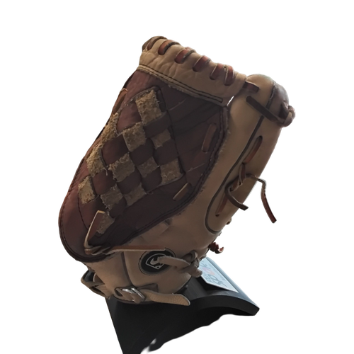 Vist Large View of Product Image Which is Used Nike DIAMOND READY SHOW SERIES BB/SB Glove RH Throw Tan 13"