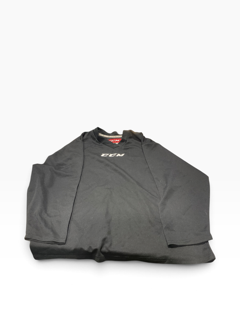 Vist Large View of Product Image Which is Used CCM Hockey Practice Jersey Black LG