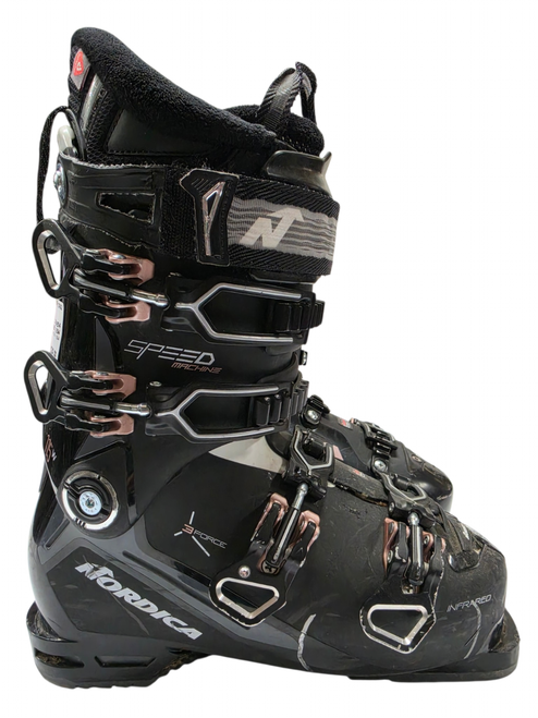 Vist Large View of Product Image Which is Used Nordica SPEED MACHINE 115 W Womens DH Ski Boots Size 24.5 MP
