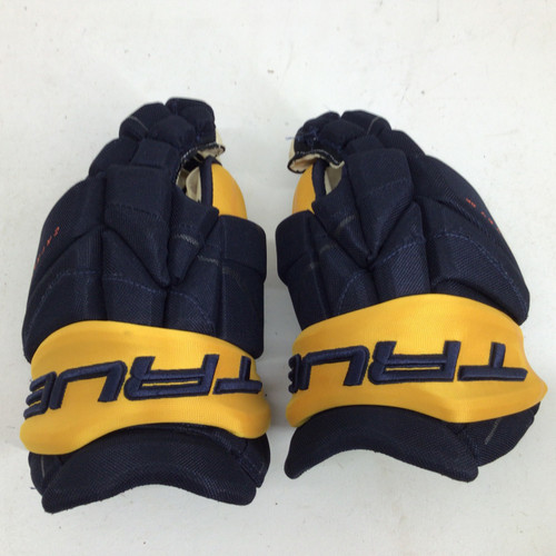 Vist Large View of Product Image Which is Used True CATALYST 9X PROSTOCK 13.5IN GLOVES Senior Gloves Navy Blue 13 1/2"