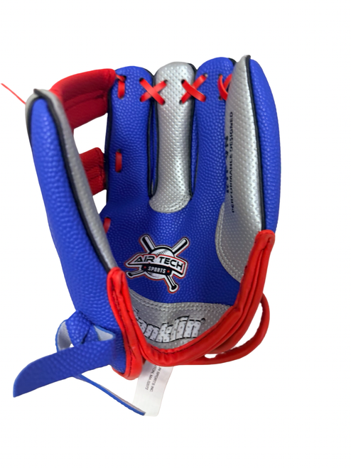 Vist Large View of Product Image Which is Used Franklin AIR TECH SPORTS RTP 9N T-ball Glove Royal/Red/Grey 9"