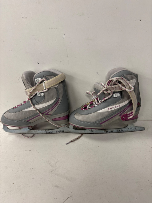 Vist Large View of Product Image Which is Used Jackson SOFTEC Girls Figure Skate Grey Junior 05