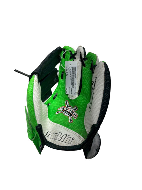 Vist Large View of Product Image Which is Used Franklin RTP BB/SB Glove T-ball Green 8"