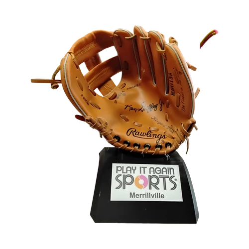 Vist Large View of Product Image Which is Used Rawlings RBG158 BB/SB Glove T-ball Brown 9"