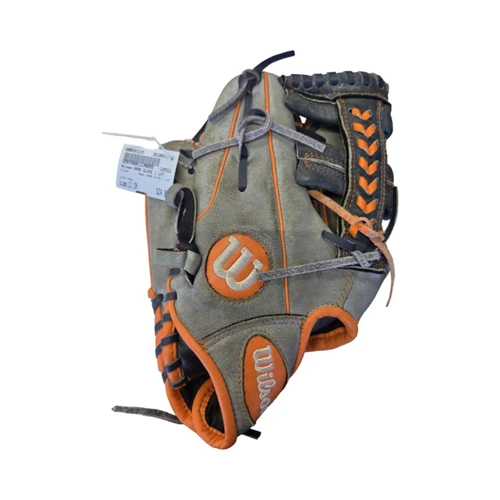 Vist Large View of Product Image Which is Used Wilson A450 GLOVE 1 LHT BB/SB Glove LH Throw Grey 11"