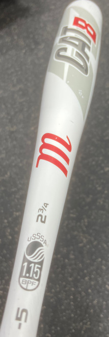 Vist Large View of Product Image Which is Used Marucci CAT 8 BB/SB USSSA 2 3/4 Bat 31"