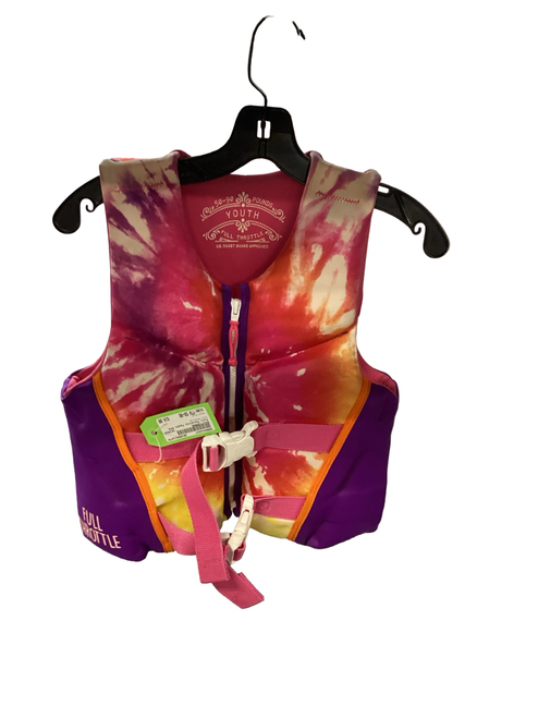 Vist Large View of Product Image Which is Used Full Throttle Youth PFD Pink Youth 50-90