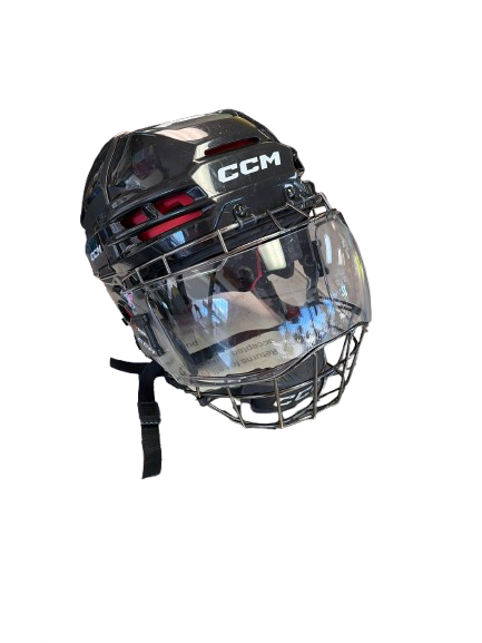 Vist Large View of Product Image Which is Used CCM TACKS 70 Helmet Cage Combo Black MD