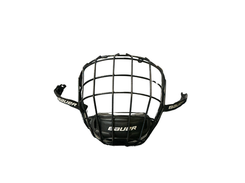 Vist Large View of Product Image Which is Used Bauer PROFILE II Hockey Wire Mask Black SM
