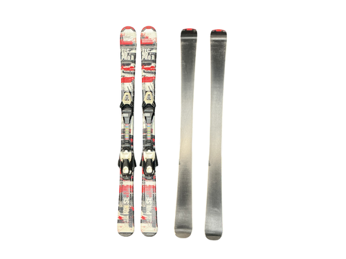 Vist Large View of Product Image Which is Used Tecno Pro PULSE TEAM 66 Boys DH Ski/Binding White/Black/Red 120 cm