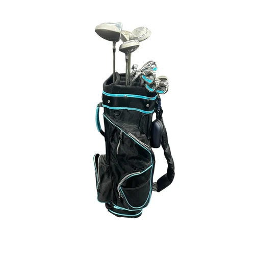 Vist Large View of Product Image Which is Used Powerbilt MOMENTUM HOT FORGED Womens Package Set LH Black 13 Piece