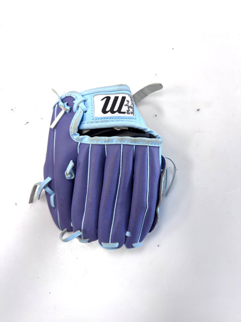 Vist Large View of Product Image Which is Used Marucci ULK BB/SB Glove LH Throw Royal Blue 8"