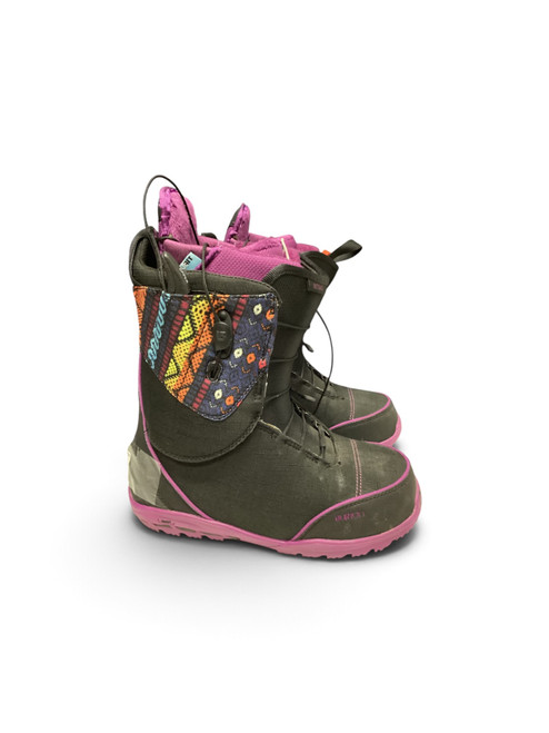 Vist Large View of Product Image Which is Used Burton RITUAL Womens Snowboard Boots Purple Senior 9