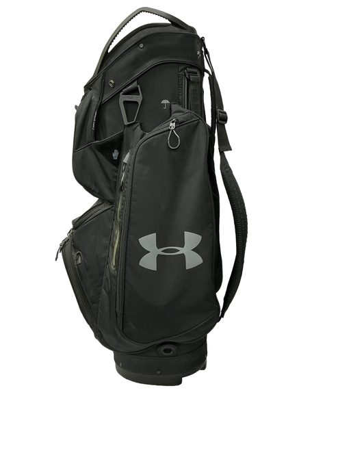 Vist Large View of Product Image Which is Used Under Armour CART BAG Mens Cart Bag Black