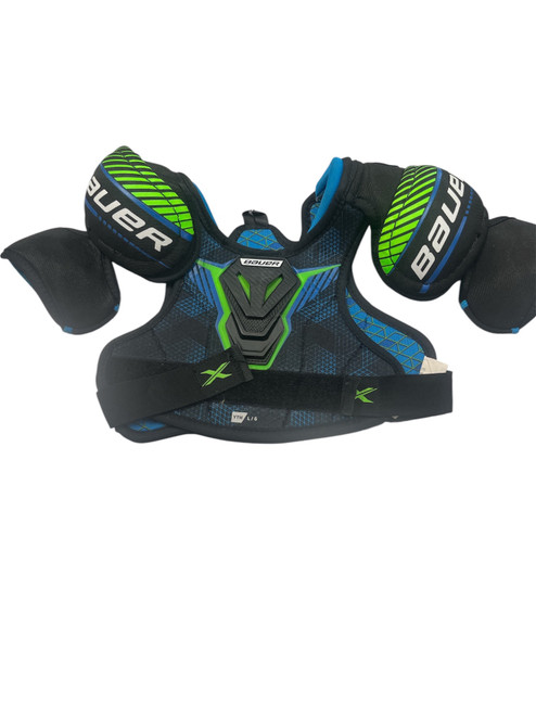 Vist Large View of Product Image Which is Used Bauer X Youth Shoulder Pads LG