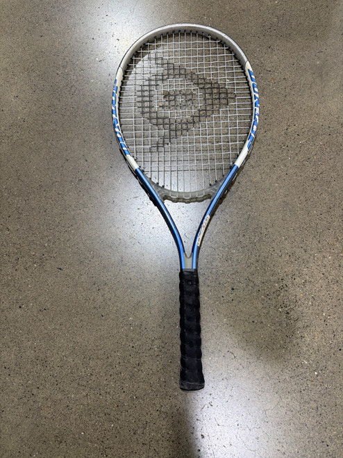 Vist Large View of Product Image Which is Used Dunlop Racquets ACE Junior Tennis Racquet Carolina Blue 27"