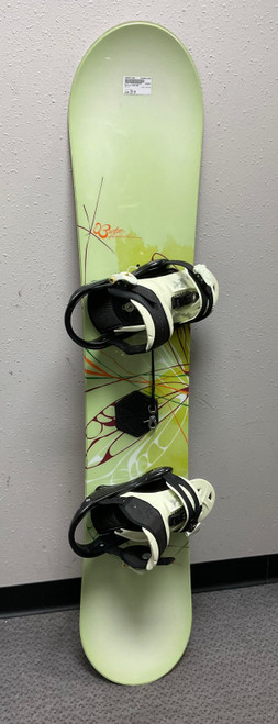 Vist Large View of Product Image Which is Used Burton HEATHER Womens Board/Bindings Green 150 cm