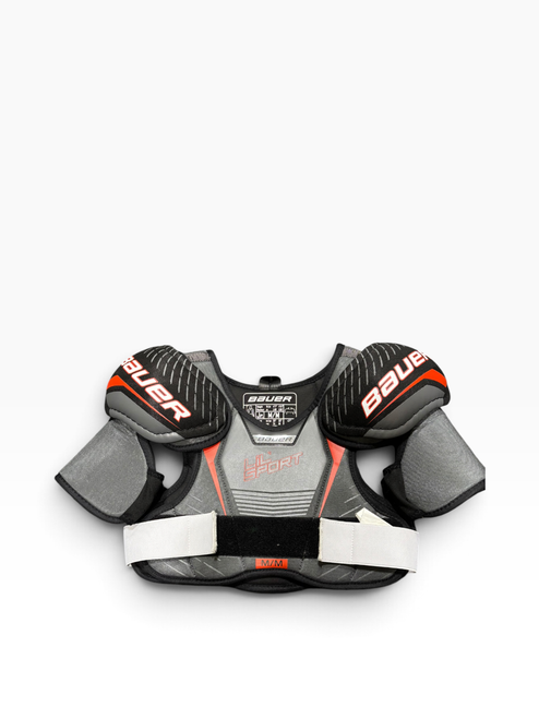 Vist Large View of Product Image Which is Used Bauer LIL SPORT Junior Shoulder Pads MD