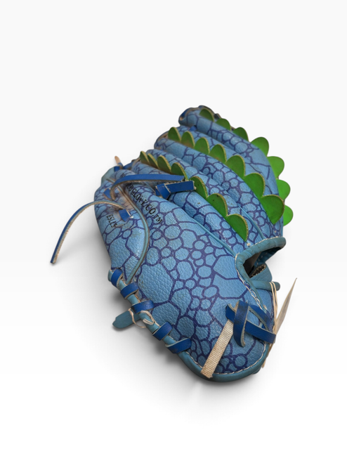Vist Large View of Product Image Which is Used Rawlings PLAYER SERIES BB/SB Glove RH Throw Royal Blue 9"