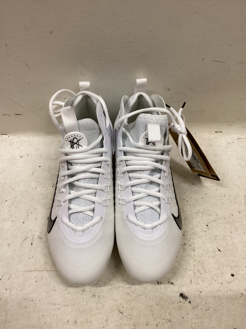 Vist Large View of Product Image Which is Used Nike HUARACHE 9 ELITE MID LAX LAX Cleats Mens White Senior 7