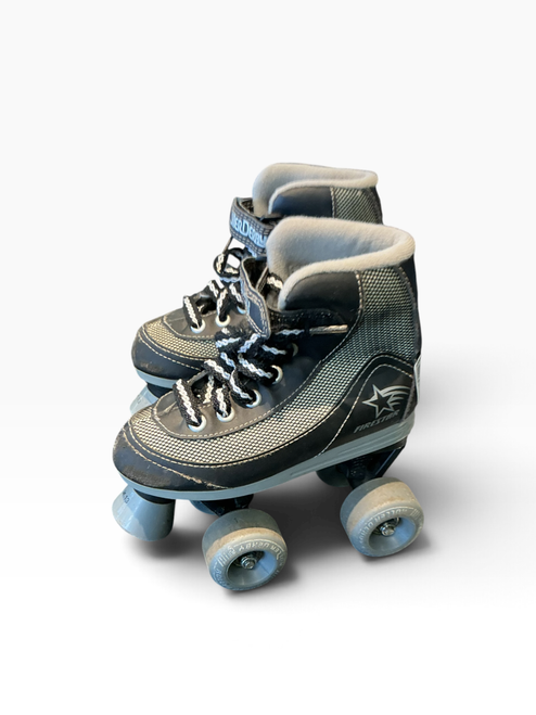Vist Large View of Product Image Which is Used RollerDerby FIRESTAR QUAD SKATES Child Roller Quad Skates Black Youth 13.0