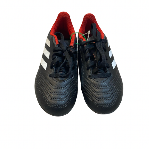 Vist Large View of Product Image Which is Used Adidas Soccer Cleats Black Youth 13.5