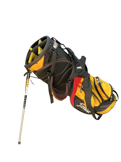 Vist Large View of Product Image Which is Used Titleist STAND BAG Mens Stand Bag Black And Optic Yellow