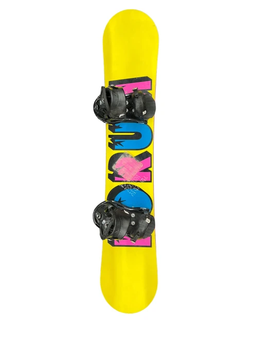 Vist Large View of Product Image Which is Used Forum MANUAL SNOWBOARD Mens Board/Bindings Yellow 156 cm