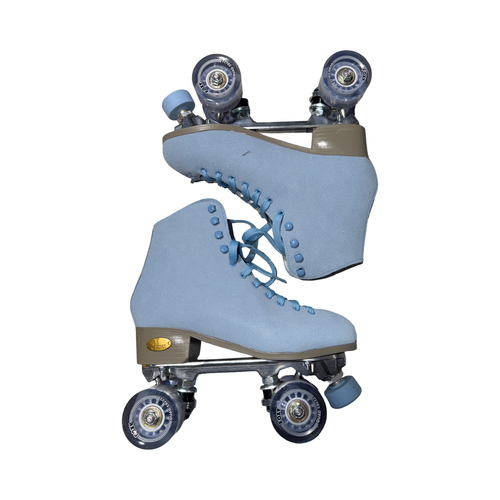 Vist Large View of Product Image Which is Used FOXY SKATES WOMENS Senior Rec Fitness Skates Royal Blue Senior 9
