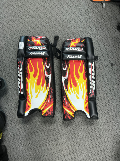 Vist Large View of Product Image Which is Used TOUR STREET HOCKEY LEG PADS Goalie Leg Pads Youth None MD