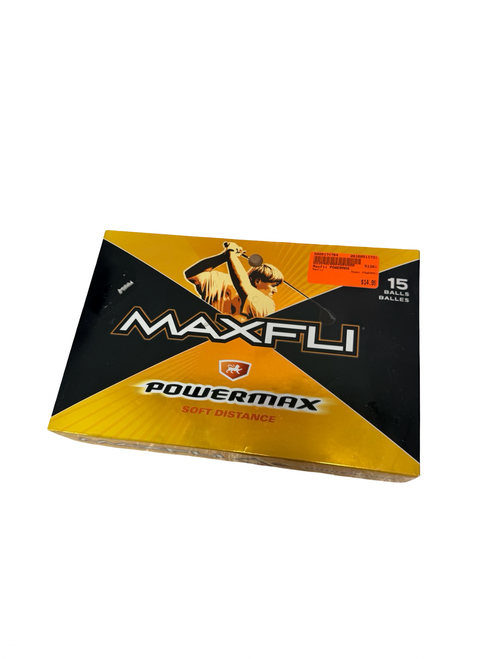 Vist Large View of Product Image Which is New Maxfli POWERMAX 15 Pack - Golf Balls