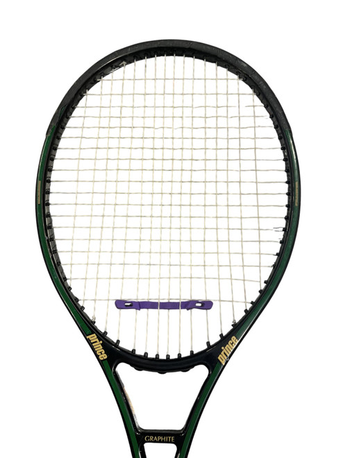 Vist Large View of Product Image Which is Used Prince OVERSIZED Adult Tennis Racquet Black 4 1/2"