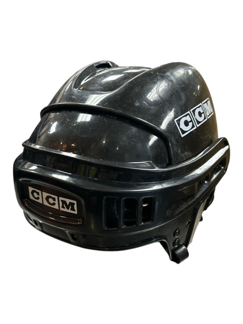 Vist Large View of Product Image Which is Used CCM M-L UNCERT HELMET Hockey Helmet Only Black And White M/L
