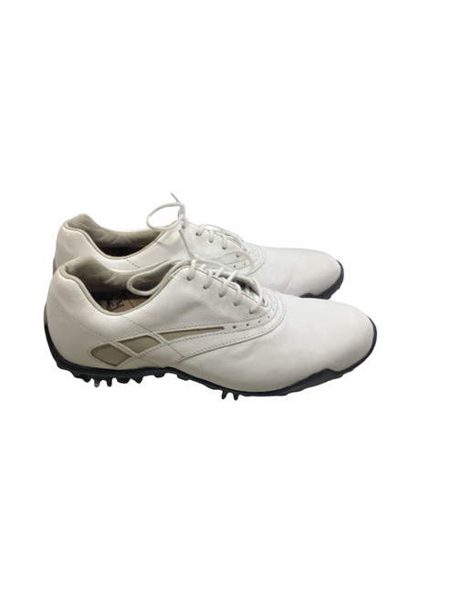Vist Large View of Product Image Which is Used Foot Joy Mens Golf Shoes White Senior 7.5