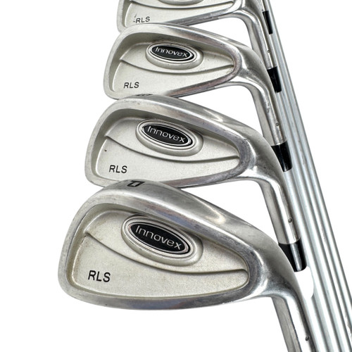 Vist Large View of Product Image Which is Used Innovex RLS Women's RH Iron Set 5I-PW Ladies Flex Graphite Shaft