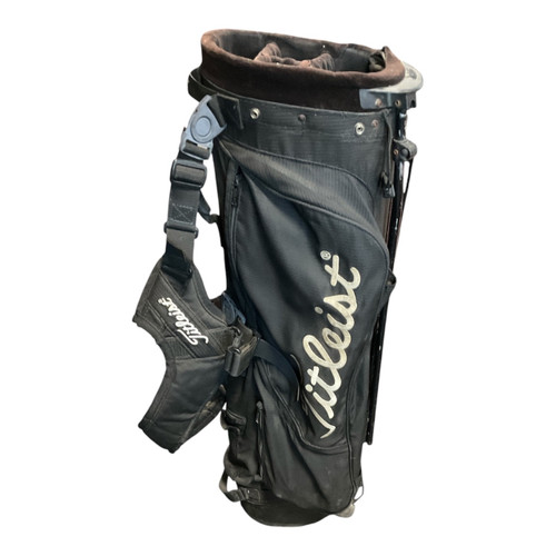 Vist Large View of Product Image Which is Used Titleist 4 WAY STAND BAG Mens Stand Bag Black