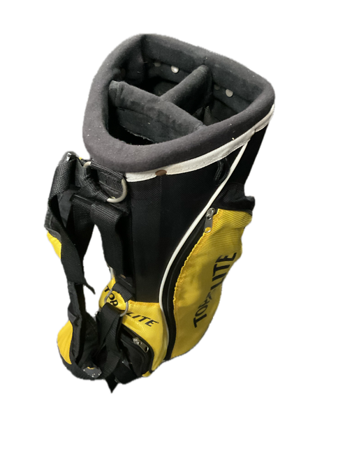 Vist Large View of Product Image Which is Used Top Flite JUNIOR BAG Jr Stand Bag Yellow