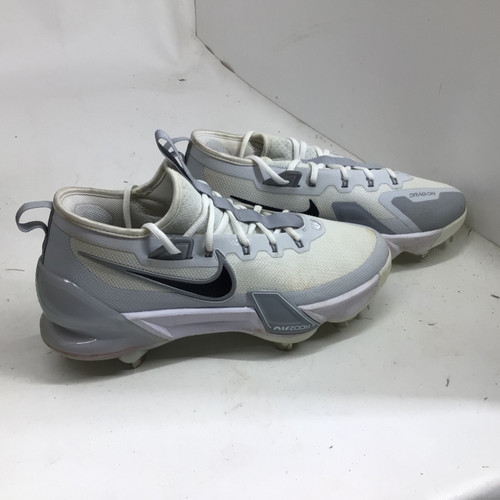 Vist Large View of Product Image Which is Used Nike FORCE ZOM TROUT 9 ELITE SR 9.5 BB CLEAT BB/SB Cleats White Senior 9.5
