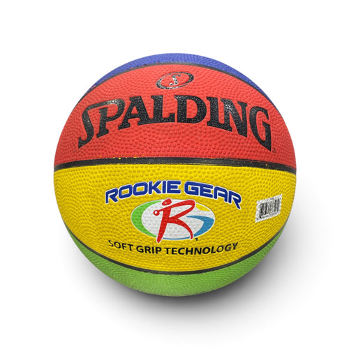 Vist Large View of Product Image Which is Used Spalding Rookie Gear Basketball Youth Indoor 27 1/2", front view