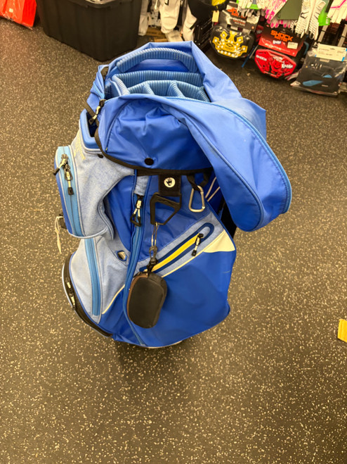 Vist Large View of Product Image Which is Used Sun Mountain Mens Cart Bag Royal Blue