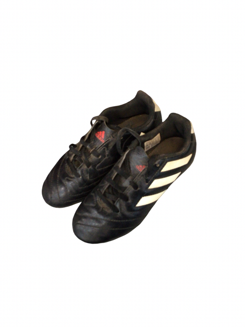 Vist Large View of Product Image Which is Used Adidas Soccer Cleats Black Youth 13.0