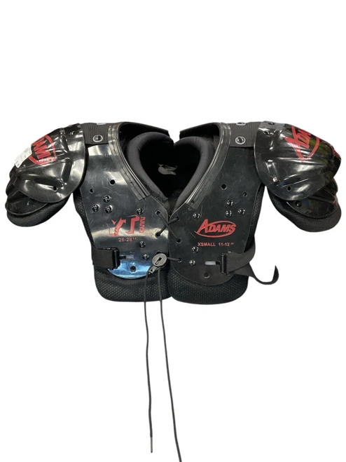 Vist Large View of Product Image Which is Used Adams YT 250 FB Shoulder Pads Black XS